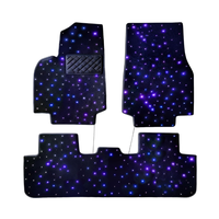 Alfombrillas Universales para Automóvil con Luces LED, Modelo Popular, Personalizadas, al por Mayor, para Toyota, Honda, Alfombrillas Decorativas para el Interior del Automóvil, Alfombrillas con Diseño de Cielo Estrellado