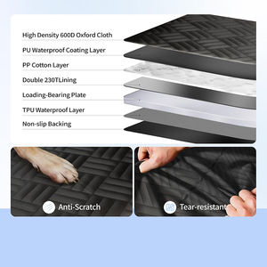 Funda Protectora para Asiento Trasero de Coche para Perros, Extensor de Asiento Trasero con Base Rígida, Resistente a Arañazos, Impermeable, Hamaca para Perros - Product Image 2