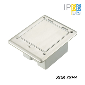 Caja de Conexión <span class=keywords><strong>para</strong></span> Piso Sinoamigo, Resistente al Agua con Certificación IP66, Acero Inoxidable - Product Image 5