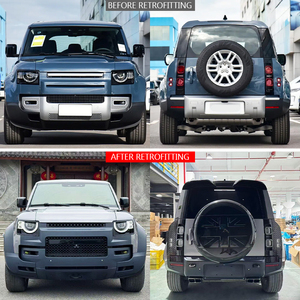 PM Nuevo Kit de Carrocería OCTA para Coche, Luces Antiniebla, Parachoques Delanteros/Traseros, Montaje Universal con Tornillos para Defender 110 2020-2025, Incluye Tornillos - Product Image 2