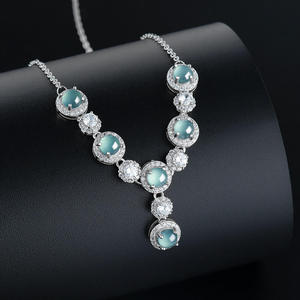จี้หยกเจไดต์สีน้ำเงินธรรมชาติ ประดับเงินแท้ S925 เครื่องประดับแฟชั่นสำหรับผู้หญิง พร้อมใบรับรอง D150 - Product Image 3