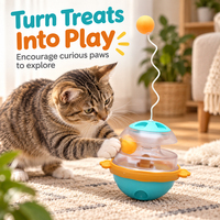 Jouet pour chat en TPR, jouet à bascule pour chat, jouet anti-fuite pour nourriture pour chat, jouet d'intérieur pour chat, nouveau design, jouet puzzle pour chat