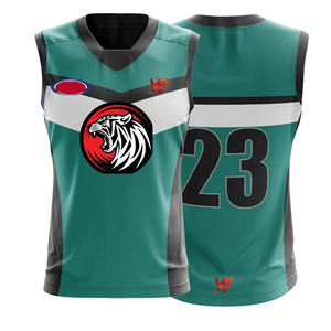 特注<span class=keywords><strong>AFL</strong></span>ラグビージャージ、通気性デジタルプリント、100％ポリエステル、速乾性、サッカー選手向け、ホットセール中 - Product Image 1