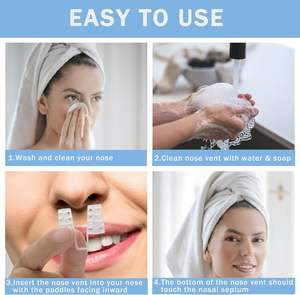 코골이 방지 코 통풍구 8 코 콘 코 확장기 코골이 솔루션을 사용하기 쉬운 코골이 중지 - Product Image 5