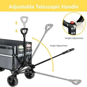 Industrial Heavy Duty <b>Wagon</b> with Foldable Design for Easy Storage All-Terrain OEM Available - Product Image 3