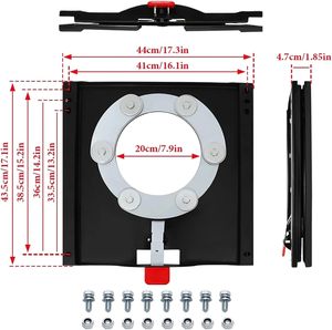 Base Girevole Manuale in Acciaio Rinforzato RV 360 per Sedile Camper Fiat/Ducato/<span class=keywords><strong>Peugeot</strong></span>/Boxer/Citroen/Relay (2006+) - Product Image 2