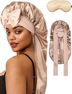<span class=keywords><strong>Bonnet</strong></span> long en soie pour femmes endormies <span class=keywords><strong>Bonnet</strong></span> en Satin pour tresses <span class=keywords><strong>masque</strong></span> pour les yeux en soie <span class=keywords><strong>Bonnet</strong></span> <span class=keywords><strong>de</strong></span> <span class=keywords><strong>cheveux</strong></span> Double couche pour <span class=keywords><strong>bonnet</strong></span> <span class=keywords><strong>de</strong></span> <span class=keywords><strong>nuit</strong></span> endormi - Product Image 1