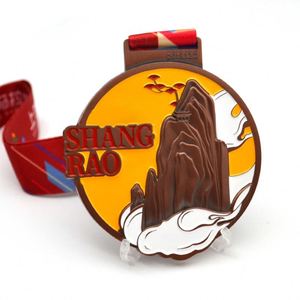 Medalla de metal proveedor alta calidad al por mayor personalizado aleación de zinc 3D oro plata cobre deporte medalla - Product Image 2