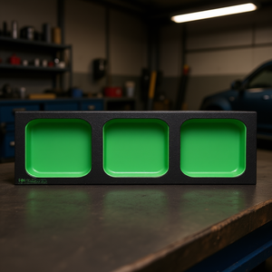 Kit d'outils de réparation automobile FG 100 VA4, plateau vert à trois compartiments - Product Image 3