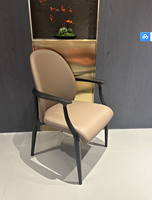 Chaises et tabourets de salle à manger de restaurant modernes, cuir synthétique, doux, durable, écologique, léger, usage commercial, hôtel, maison