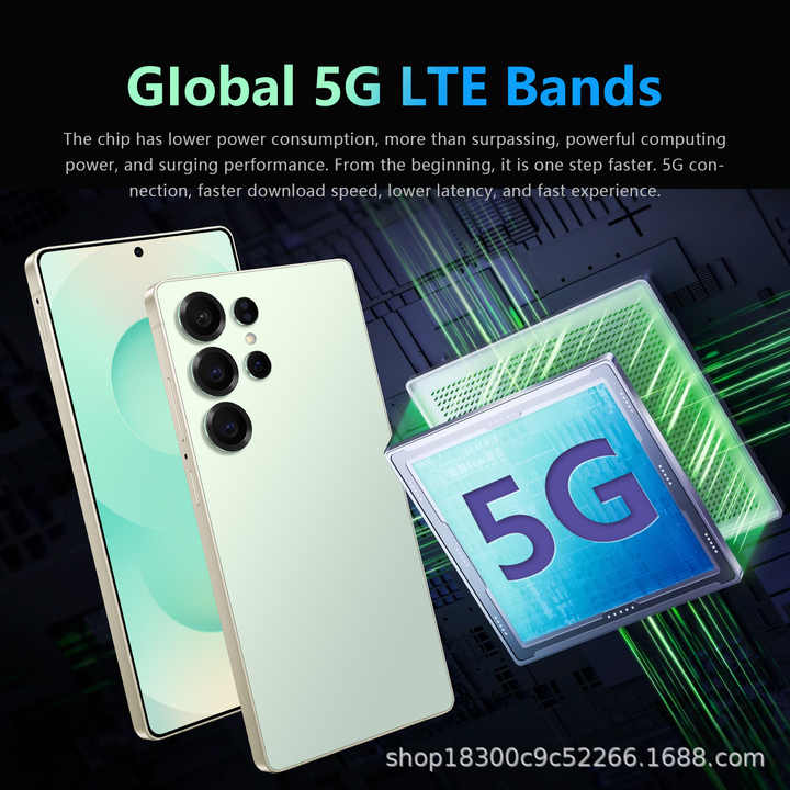 S25 Ultra Dual-SIM Smart Phone HD Screen Face Recognition Shockproof ...