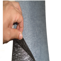 Membrane d'étanchéité de toiture en asphalte modifié SBS autocollante, résistante aux UV, facile à poser, protection contre la glace et l'eau
