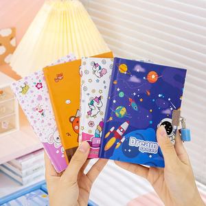 Journal intime avec serrure pour enfants, ensemble <span class=keywords><strong>de</strong></span> papeterie mignon pour cahier <span class=keywords><strong>secret</strong></span> Journal, coffret cadeau avec stylo pour cahier - Product Image 6