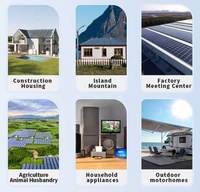 Kit solaire portable T.Y.L 12kw+16kwh avec contrôleur MPPT et batterie au lithium pour le camping/le camping-car, utilisation hors réseau