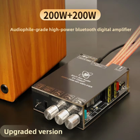 Versión Mejorada XY-T2002P, Placa Amplificadora Digital Bluetooth de 200W2, Controles de Graves y Agudos, Chip TPA3223 Superior al 7498E