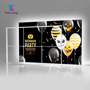 TianLang Detian personnalisé en aluminium Double face Lightbox signe rétro-éclairé affiche de sol publicité pour équipement de salon commercial - Product Image 1