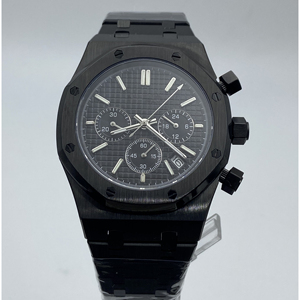 Montre à quartz pour homme de 42 mm avec boîtier en acier inoxydable étanche haute précision, mouvement VK63 - Product Image 4
