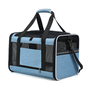Airline Approved <b>Soft</b>-Sided Pet <b>Carrier</b> Bag Breathable Mesh <b>Cat</b> Travel <b>Carrier</b> - Product Image 2