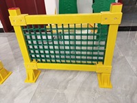 Système de garde-corps de sécurité en PRV, clôture composite anti-corrosion et antidérapante pour plateformes et escaliers