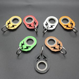Spinner Ring DIY Llaveros CHAVEIRO Hot Sell Funny Toy Gift Plastic Anxiety Relief Karambit <strong>Keychain</strong> Spinner Keychains