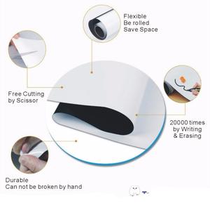 Pizarra blanca magnética autoadhesiva de borrado en seco promocional Premium para pizarra blanca de nevera Impresión personalizada 25-30 días