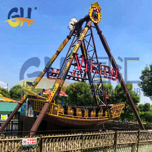 मजेदार सुरक्षित टिकाऊ उज्ज्वल रंगीन इंटरैक्टिव रोमांचक रोमांचक मजबूत 32 सीटें बिक्री के लिए समुद्री डाकू जहाज - Product Image 5