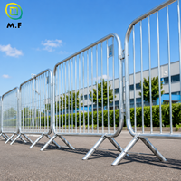 Barrière de contrôle des foules en acier galvanisé à emboîtement direct usine pour la sécurité des événements sportifs et des stades