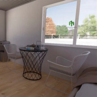 Maison préfabriquée modulaire luxe conteneur restaurant maisons en conteneur maison de 3 chambres maison conteneur détachable