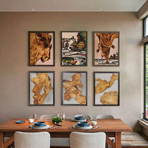 Décoration murale en <span class=keywords><strong>bois</strong></span> rustique moderne à faire soi-même, artisanat en <span class=keywords><strong>bois</strong></span> naturel, charme rustique artisanal en <span class=keywords><strong>bois</strong></span> naturel - Product Image 6