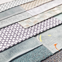 Tissu d'ameublement jacquard doux de luxe, résistant aux taches, tricoté chaîne 100% polyester pour canapés et meubles de Guangzhou