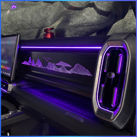 Éclairage d'ambiance intérieur de voiture TMPRO pour Jetour Traveler/Shanhai T2 2023-2025 – Lampe d'atmosphère LED RGB avec solution de modification de ligne LIN