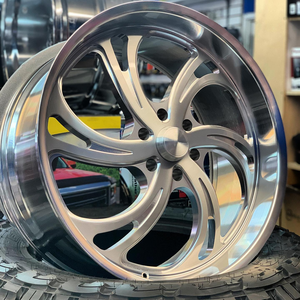 Rines SHIN Forjados <span class=keywords><strong>de</strong></span> Aleación <span class=keywords><strong>de</strong></span> Aluminio Cromado <span class=keywords><strong>de</strong></span> 24 Pulgadas con Diseño Multirradio R501, Offset <span class=keywords><strong>de</strong></span> 10 Pulgadas / 31, Patrón <span class=keywords><strong>de</strong></span> Pernos 6x135, Diámetro del Eje <span class=keywords><strong>de</strong></span> 87.1 mm - Product Image 4