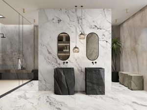 Pietra di pietra bianca mimetica lastra di marmo naturale moderno minimalista di lusso <span class=keywords><strong>sfondo</strong></span> per la Villa esterna decorazione della parete interna - Product Image 6