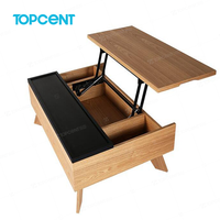 TOPCENT OEM Salle à manger moderne en métal Table pliante mécanisme Soft Close Desk Lift ressort à gaz Charnière Table basse Ascenseur