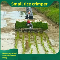Petite transplanteuse de riz manuelle, plateaux de semis de 7 pouces, haute productivité, marque LX, nouvelle machine de plantation directe du fabricant
