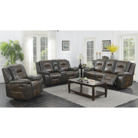 Ensemble de canapés électriques inclinables modernes 1+2+3 en cuir aérien, avec cadre en bois antique extensible, fonction massage et rafraîchissement, pour salon