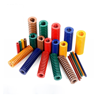 Ressorts plats en acier de taille moyenne, ressorts hélicoïdaux à charge légère, ressorts d'extension plats industriels pour moules de poinçonnage