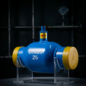 Dernière nouveauté : Vanne à boisseau sphérique manuelle soudée en acier au carbone avec joint PTFE DN15-DN200 pour <span class=keywords><strong>eau</strong></span>, OEM, basse pression, température normale - Product Image 1