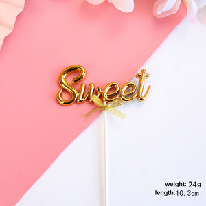 Wholesale Customization <strong>Spanish</strong> Cake Topper Happy Birthday for Baby Shower Kids Cake Topper Decoration - Product Image 3