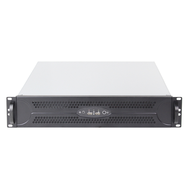 Factory Direct TP2U500 2U Rackmount Server Chassis(4xHalf-Height PCIe + 3x Full-Height PCIe, ATX PSU, 2x 3.5" HDD & 1x 2.5" SSD)