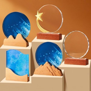 Nouveau Trophée en <span class=keywords><strong>Pierre</strong></span> de Cristal avec Gravure Gratuite, Récompense de Compétition, Souvenir, Honneur <span class=keywords><strong>des</strong></span> Employés Exceptionnels de l'Entreprise, Vente Chaude - Product Image 4