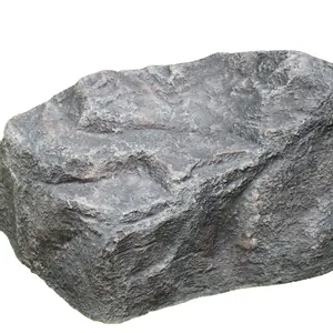 Attractive Liner Rock in Grey Hand Molded unbreakable Artificial Garden Rock for Stone Garden Decoration or Storage