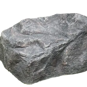 Attractive Liner Rock in Grey Hand Molded Unbreakable Artificial Garden Rock for Stone Garden Decoration or Storage - Product Image 1