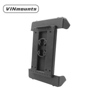 1.5" Aluminum Alloy Commercial Locking Forklift Pillar Tablet Mount Holder with Double Socket Arm for Square Pipe - Product Image 2