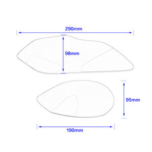 XXUN moto phare avant couverture garde protecteur lentille bouclier pour <span class=keywords><strong>BMW</strong></span> <span class=keywords><strong>S1000</strong></span> 2015-2019 - Product Image 6