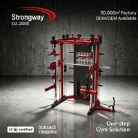 Equipo de Gimnasio Comercial Versátil Smith con Rack de Sentadillas y Entrenador Funcional 3 en 1 para Centros de Entrenamiento Profesional