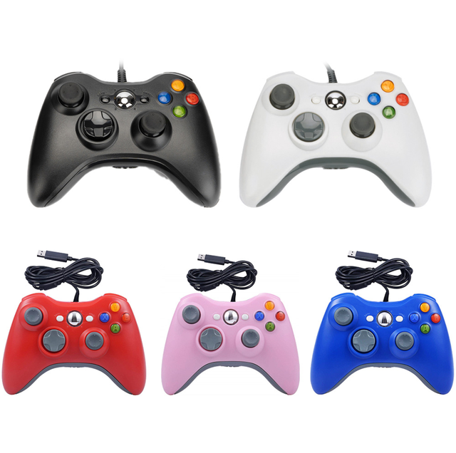 Hot Sell USB Wired Controller for X Box 360 /360 Slim Gamepad Joypad Joystick for XBO X360 Console for PC Windows