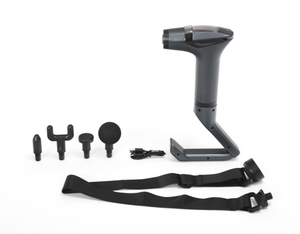 Pistola de masaje portátil multifuncional 3 en 1 con cinturón adjunto <span class=keywords><strong>Motor</strong></span> sin escobillas 4 cabezales de masaje Batería de 2000mAh Uso corporal - Product Image 6