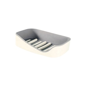 Jabonera para Baño, Soporte de Almacenamiento para <span class=keywords><strong>Ducha</strong></span>, Jabonera de Plástico Creativa con Ventosa Autoadhesiva - Product Image 4