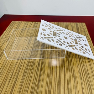 Middle Eastern Delight Modern Acrylic <b>Gift</b> <b>Box</b> Premium Ramadan <b>Eid</b> Store Display Stand for Chocolate Cookies - Product Image 6
